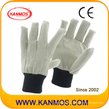 Высококачественные сверла Двойные пальмовые швейные холсты Промышленная безопасность Работа Хлопковые перчатки (410011)